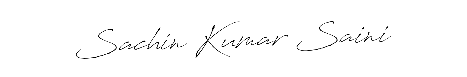 Sachin Kumar Saini stylish signature style. Best Handwritten Sign (Antro_Vectra) for my name. Handwritten Signature Collection Ideas for my name Sachin Kumar Saini. Sachin Kumar Saini signature style 6 images and pictures png