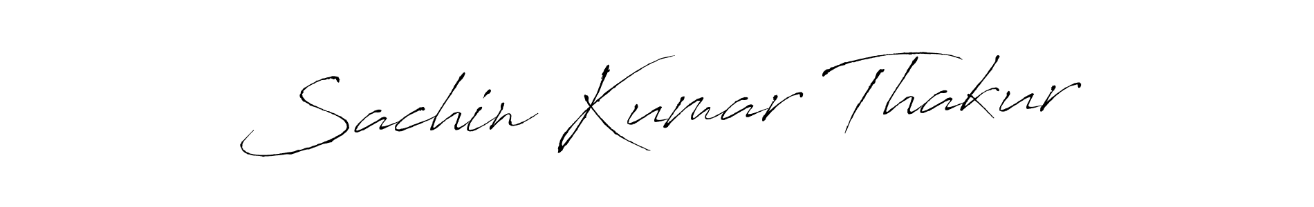 Make a beautiful signature design for name Sachin Kumar Thakur. With this signature (Antro_Vectra) style, you can create a handwritten signature for free. Sachin Kumar Thakur signature style 6 images and pictures png