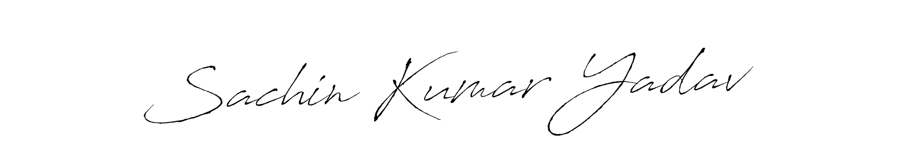 The best way (Antro_Vectra) to make a short signature is to pick only two or three words in your name. The name Sachin Kumar Yadav include a total of six letters. For converting this name. Sachin Kumar Yadav signature style 6 images and pictures png