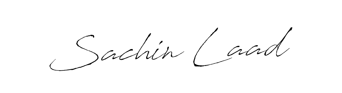 Sachin Laad stylish signature style. Best Handwritten Sign (Antro_Vectra) for my name. Handwritten Signature Collection Ideas for my name Sachin Laad. Sachin Laad signature style 6 images and pictures png