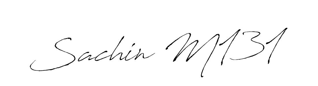 Use a signature maker to create a handwritten signature online. With this signature software, you can design (Antro_Vectra) your own signature for name Sachin M131. Sachin M131 signature style 6 images and pictures png