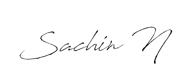 Also You can easily find your signature by using the search form. We will create Sachin N name handwritten signature images for you free of cost using Antro_Vectra sign style. Sachin N signature style 6 images and pictures png