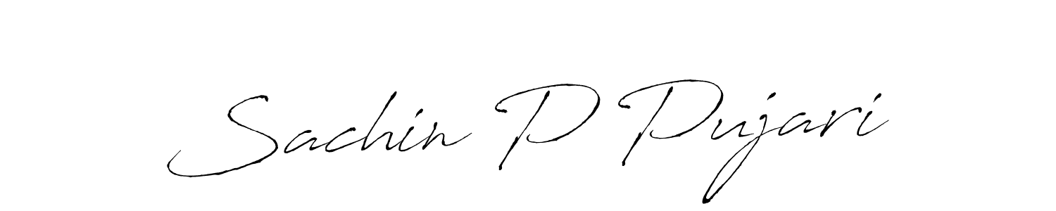 Also You can easily find your signature by using the search form. We will create Sachin P Pujari name handwritten signature images for you free of cost using Antro_Vectra sign style. Sachin P Pujari signature style 6 images and pictures png