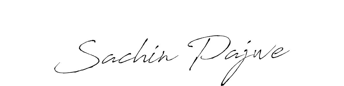 Also we have Sachin Pajwe name is the best signature style. Create professional handwritten signature collection using Antro_Vectra autograph style. Sachin Pajwe signature style 6 images and pictures png