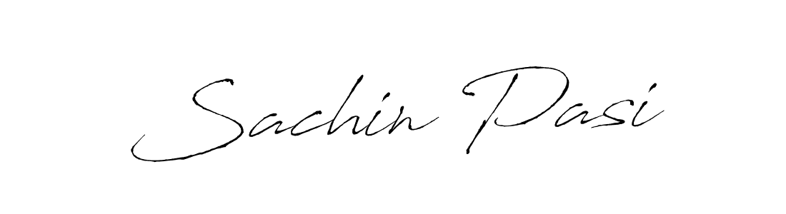 Use a signature maker to create a handwritten signature online. With this signature software, you can design (Antro_Vectra) your own signature for name Sachin Pasi. Sachin Pasi signature style 6 images and pictures png