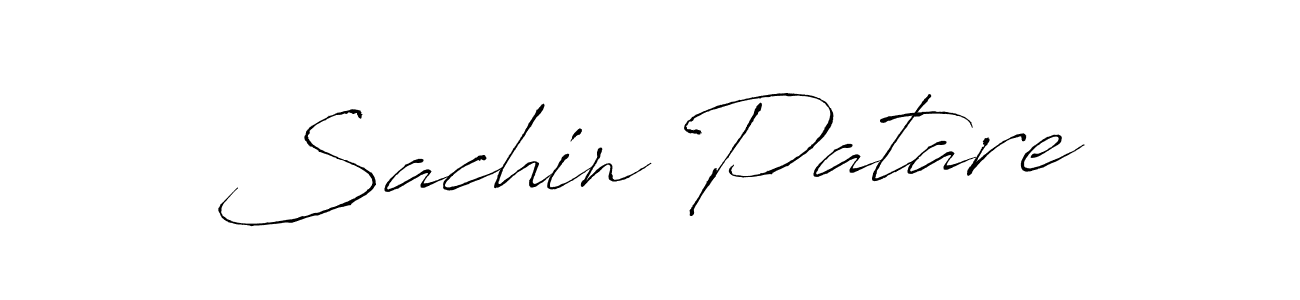 Sachin Patare stylish signature style. Best Handwritten Sign (Antro_Vectra) for my name. Handwritten Signature Collection Ideas for my name Sachin Patare. Sachin Patare signature style 6 images and pictures png