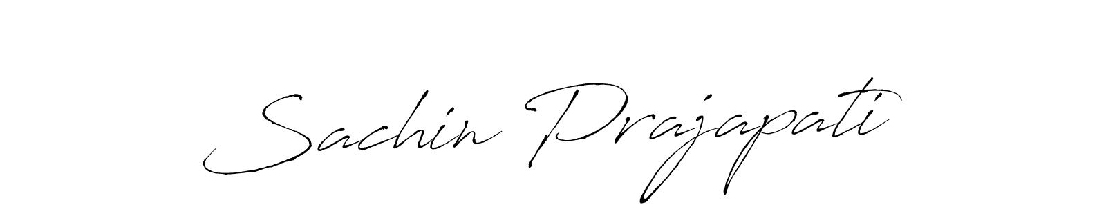 Use a signature maker to create a handwritten signature online. With this signature software, you can design (Antro_Vectra) your own signature for name Sachin Prajapati. Sachin Prajapati signature style 6 images and pictures png