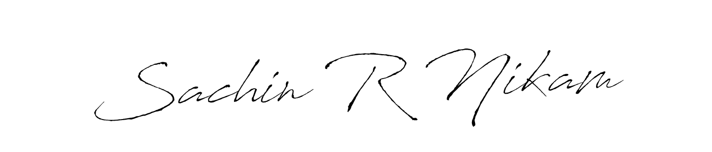 Here are the top 10 professional signature styles for the name Sachin R Nikam. These are the best autograph styles you can use for your name. Sachin R Nikam signature style 6 images and pictures png