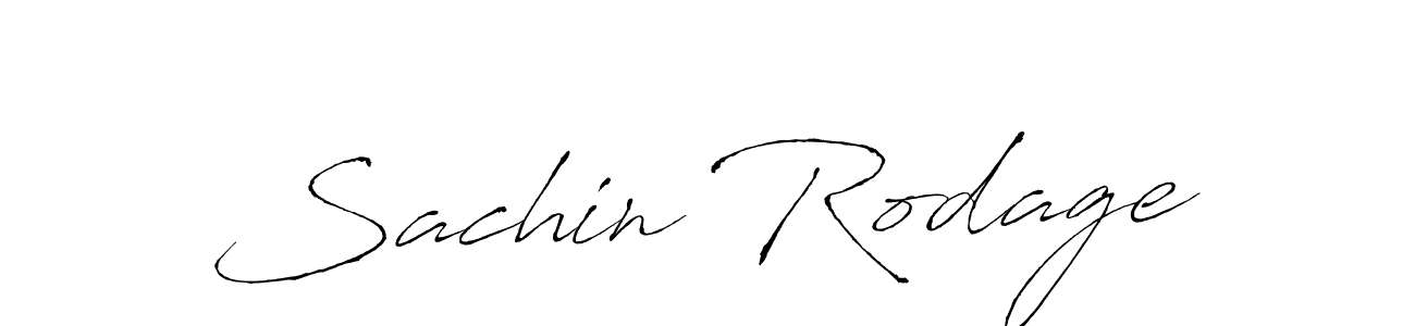 Use a signature maker to create a handwritten signature online. With this signature software, you can design (Antro_Vectra) your own signature for name Sachin Rodage. Sachin Rodage signature style 6 images and pictures png