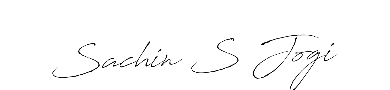 Design your own signature with our free online signature maker. With this signature software, you can create a handwritten (Antro_Vectra) signature for name Sachin S Jogi. Sachin S Jogi signature style 6 images and pictures png