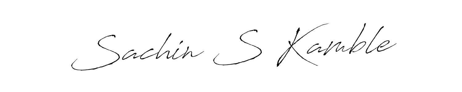 You should practise on your own different ways (Antro_Vectra) to write your name (Sachin S Kamble) in signature. don't let someone else do it for you. Sachin S Kamble signature style 6 images and pictures png