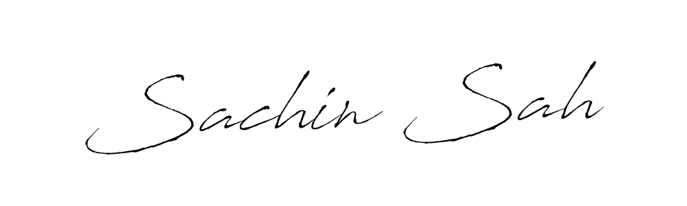 Antro_Vectra is a professional signature style that is perfect for those who want to add a touch of class to their signature. It is also a great choice for those who want to make their signature more unique. Get Sachin Sah name to fancy signature for free. Sachin Sah signature style 6 images and pictures png
