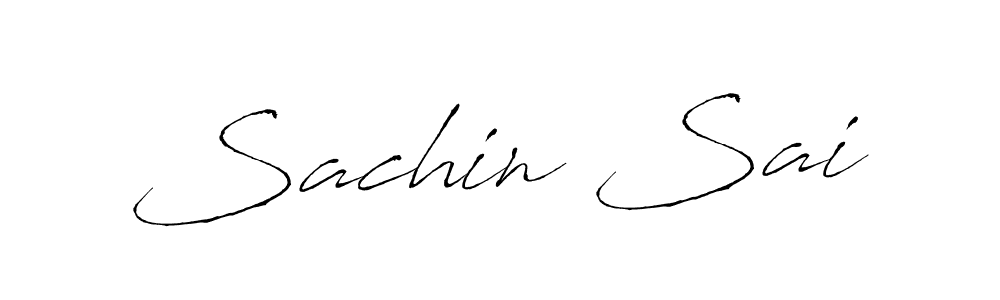 Design your own signature with our free online signature maker. With this signature software, you can create a handwritten (Antro_Vectra) signature for name Sachin Sai. Sachin Sai signature style 6 images and pictures png