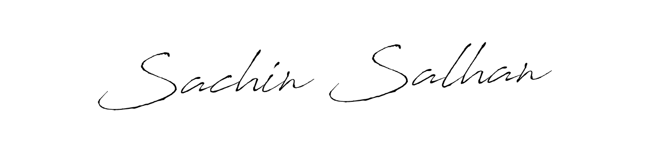 It looks lik you need a new signature style for name Sachin Salhan. Design unique handwritten (Antro_Vectra) signature with our free signature maker in just a few clicks. Sachin Salhan signature style 6 images and pictures png