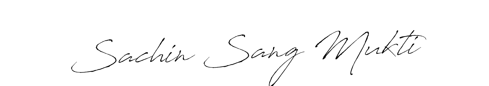 Antro_Vectra is a professional signature style that is perfect for those who want to add a touch of class to their signature. It is also a great choice for those who want to make their signature more unique. Get Sachin Sang Mukti name to fancy signature for free. Sachin Sang Mukti signature style 6 images and pictures png