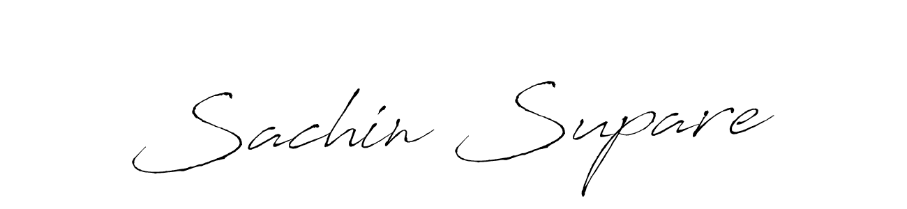 Make a beautiful signature design for name Sachin Supare. With this signature (Antro_Vectra) style, you can create a handwritten signature for free. Sachin Supare signature style 6 images and pictures png