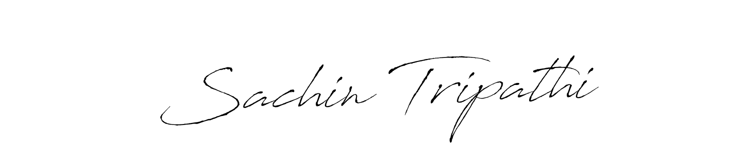 Sachin Tripathi stylish signature style. Best Handwritten Sign (Antro_Vectra) for my name. Handwritten Signature Collection Ideas for my name Sachin Tripathi. Sachin Tripathi signature style 6 images and pictures png