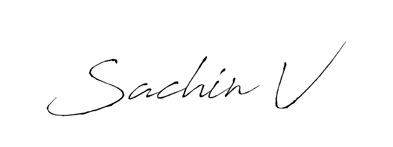 Make a beautiful signature design for name Sachin V. Use this online signature maker to create a handwritten signature for free. Sachin V signature style 6 images and pictures png