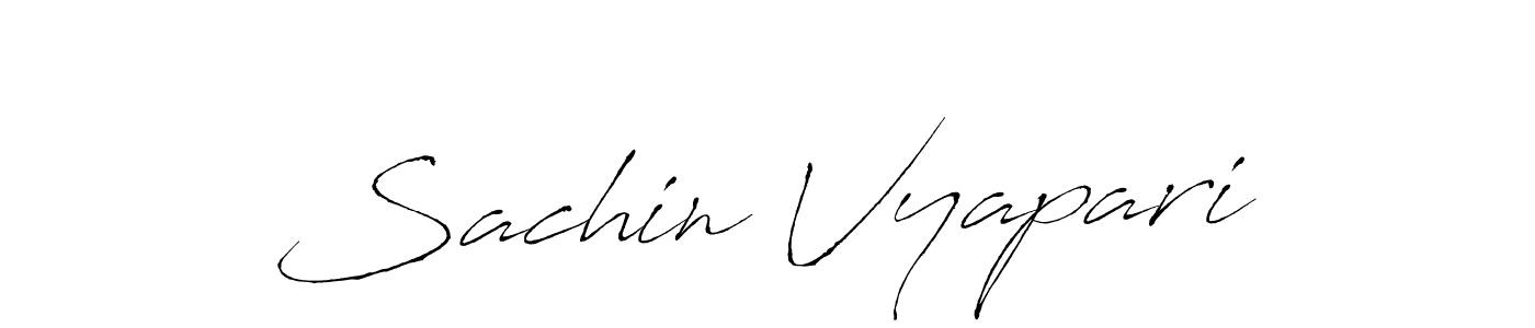 How to make Sachin Vyapari signature? Antro_Vectra is a professional autograph style. Create handwritten signature for Sachin Vyapari name. Sachin Vyapari signature style 6 images and pictures png