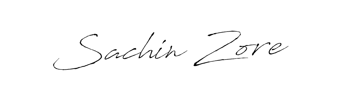 How to make Sachin Zore name signature. Use Antro_Vectra style for creating short signs online. This is the latest handwritten sign. Sachin Zore signature style 6 images and pictures png