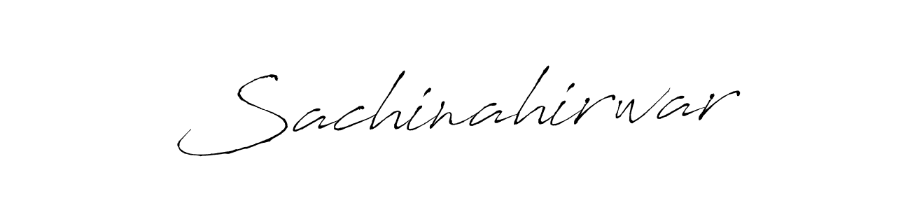 Design your own signature with our free online signature maker. With this signature software, you can create a handwritten (Antro_Vectra) signature for name Sachinahirwar. Sachinahirwar signature style 6 images and pictures png
