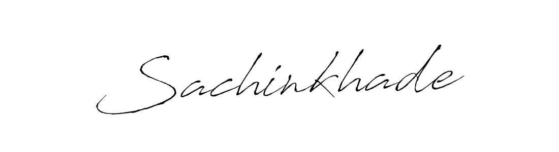 Design your own signature with our free online signature maker. With this signature software, you can create a handwritten (Antro_Vectra) signature for name Sachinkhade. Sachinkhade signature style 6 images and pictures png