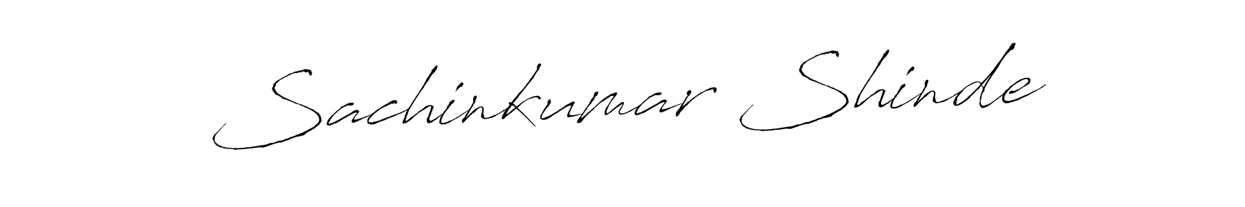 How to make Sachinkumar Shinde name signature. Use Antro_Vectra style for creating short signs online. This is the latest handwritten sign. Sachinkumar Shinde signature style 6 images and pictures png