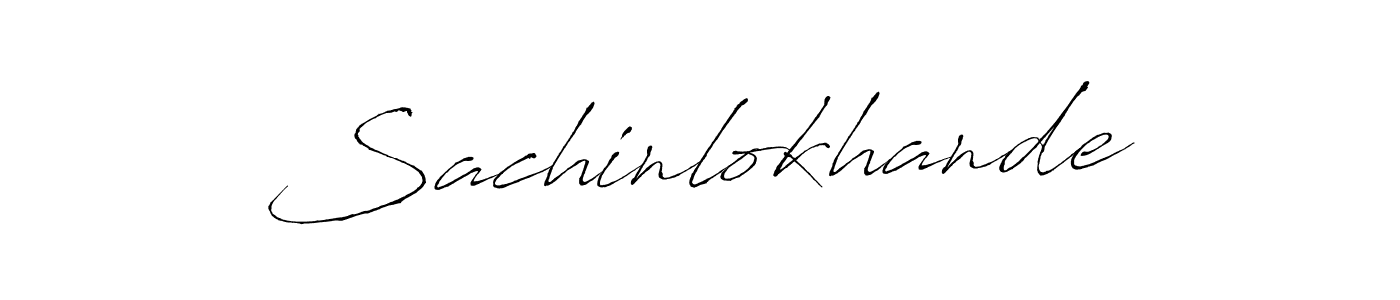 Also we have Sachinlokhande name is the best signature style. Create professional handwritten signature collection using Antro_Vectra autograph style. Sachinlokhande signature style 6 images and pictures png