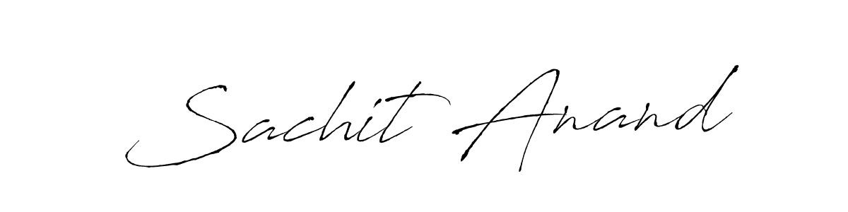 Make a beautiful signature design for name Sachit Anand. With this signature (Antro_Vectra) style, you can create a handwritten signature for free. Sachit Anand signature style 6 images and pictures png