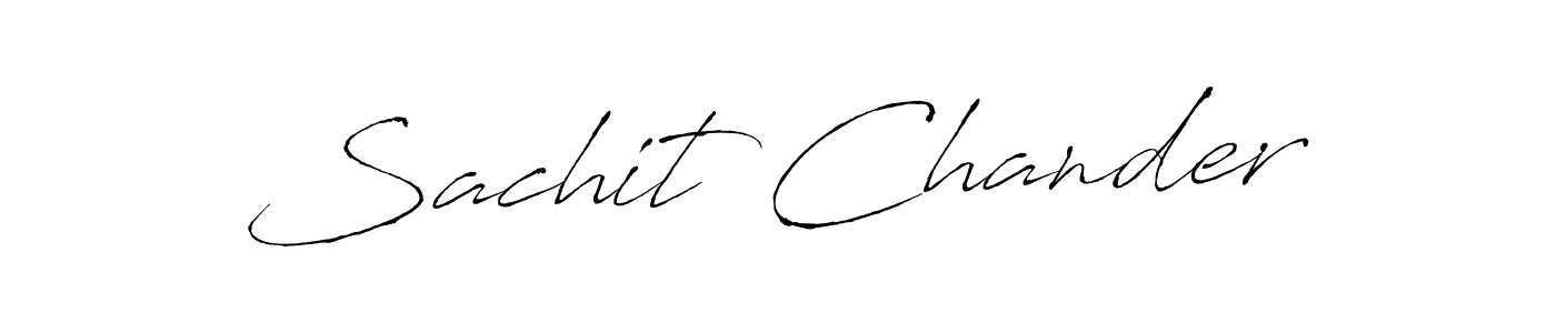 You should practise on your own different ways (Antro_Vectra) to write your name (Sachit Chander) in signature. don't let someone else do it for you. Sachit Chander signature style 6 images and pictures png