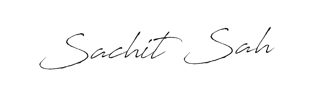How to make Sachit Sah signature? Antro_Vectra is a professional autograph style. Create handwritten signature for Sachit Sah name. Sachit Sah signature style 6 images and pictures png