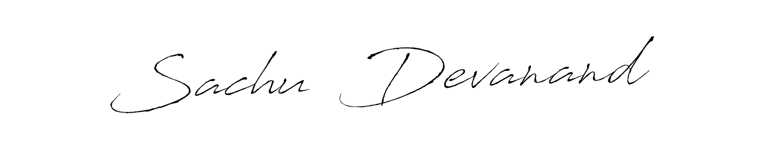 This is the best signature style for the Sachu  Devanand name. Also you like these signature font (Antro_Vectra). Mix name signature. Sachu  Devanand signature style 6 images and pictures png