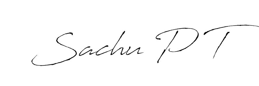 How to Draw Sachu P T signature style? Antro_Vectra is a latest design signature styles for name Sachu P T. Sachu P T signature style 6 images and pictures png