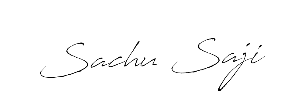 Antro_Vectra is a professional signature style that is perfect for those who want to add a touch of class to their signature. It is also a great choice for those who want to make their signature more unique. Get Sachu Saji name to fancy signature for free. Sachu Saji signature style 6 images and pictures png