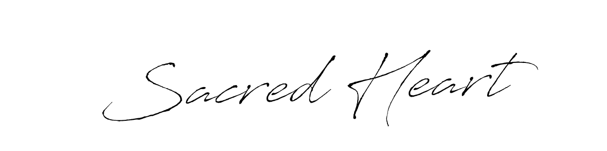 Use a signature maker to create a handwritten signature online. With this signature software, you can design (Antro_Vectra) your own signature for name Sacred Heart. Sacred Heart signature style 6 images and pictures png