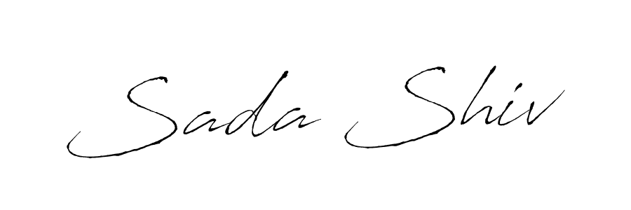 Use a signature maker to create a handwritten signature online. With this signature software, you can design (Antro_Vectra) your own signature for name Sada Shiv. Sada Shiv signature style 6 images and pictures png