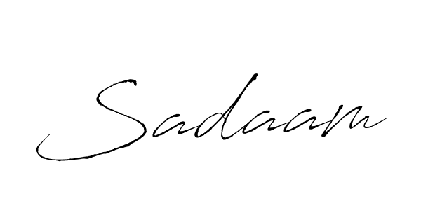 Also You can easily find your signature by using the search form. We will create Sadaam name handwritten signature images for you free of cost using Antro_Vectra sign style. Sadaam signature style 6 images and pictures png