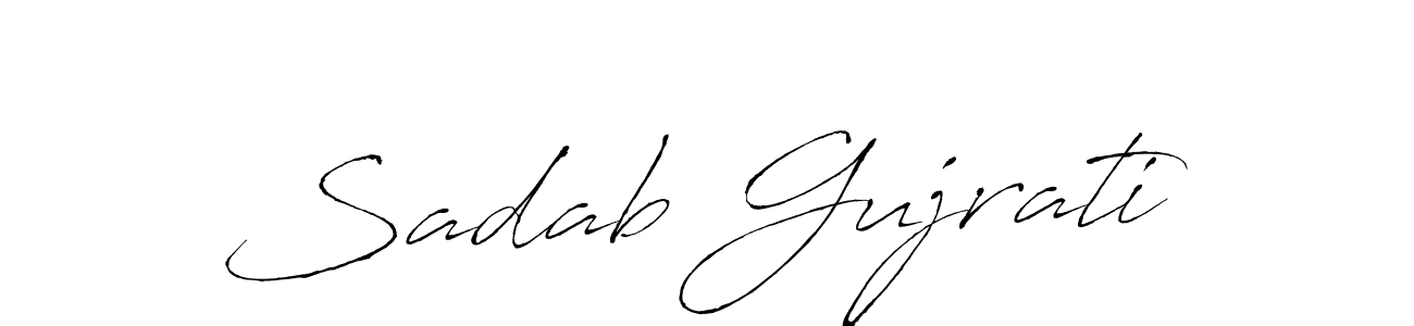 Also You can easily find your signature by using the search form. We will create Sadab Gujrati name handwritten signature images for you free of cost using Antro_Vectra sign style. Sadab Gujrati signature style 6 images and pictures png