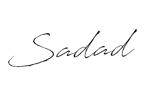 Sadad stylish signature style. Best Handwritten Sign (Antro_Vectra) for my name. Handwritten Signature Collection Ideas for my name Sadad. Sadad signature style 6 images and pictures png