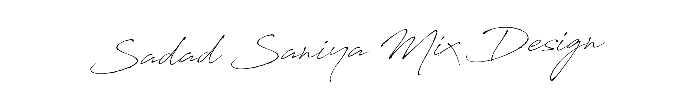 Similarly Antro_Vectra is the best handwritten signature design. Signature creator online .You can use it as an online autograph creator for name Sadad Saniya Mix Design. Sadad Saniya Mix Design signature style 6 images and pictures png