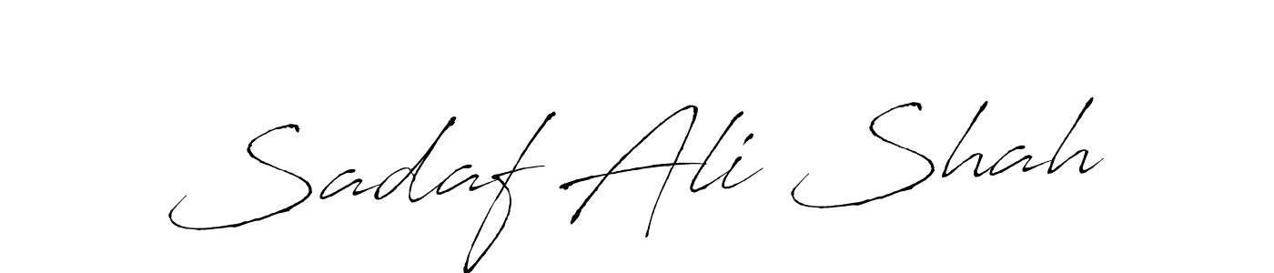 This is the best signature style for the Sadaf Ali Shah name. Also you like these signature font (Antro_Vectra). Mix name signature. Sadaf Ali Shah signature style 6 images and pictures png