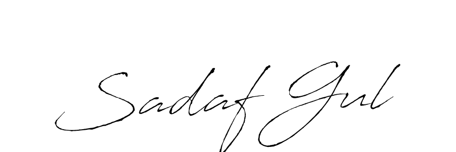 Sadaf Gul stylish signature style. Best Handwritten Sign (Antro_Vectra) for my name. Handwritten Signature Collection Ideas for my name Sadaf Gul. Sadaf Gul signature style 6 images and pictures png