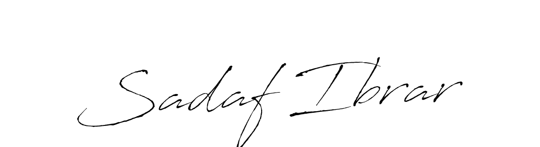 Use a signature maker to create a handwritten signature online. With this signature software, you can design (Antro_Vectra) your own signature for name Sadaf Ibrar. Sadaf Ibrar signature style 6 images and pictures png