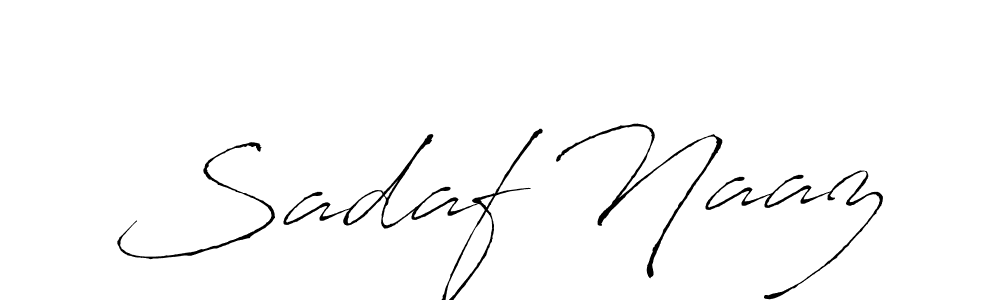 It looks lik you need a new signature style for name Sadaf Naaz. Design unique handwritten (Antro_Vectra) signature with our free signature maker in just a few clicks. Sadaf Naaz signature style 6 images and pictures png