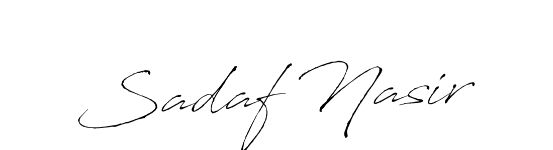 The best way (Antro_Vectra) to make a short signature is to pick only two or three words in your name. The name Sadaf Nasir include a total of six letters. For converting this name. Sadaf Nasir signature style 6 images and pictures png