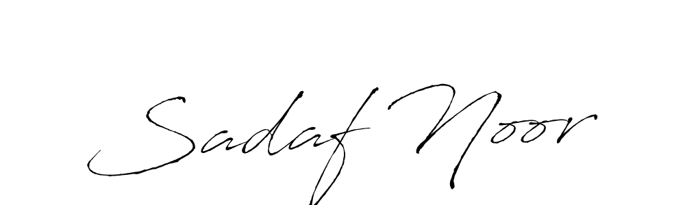 Create a beautiful signature design for name Sadaf Noor. With this signature (Antro_Vectra) fonts, you can make a handwritten signature for free. Sadaf Noor signature style 6 images and pictures png