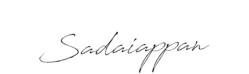 How to make Sadaiappan signature? Antro_Vectra is a professional autograph style. Create handwritten signature for Sadaiappan name. Sadaiappan signature style 6 images and pictures png