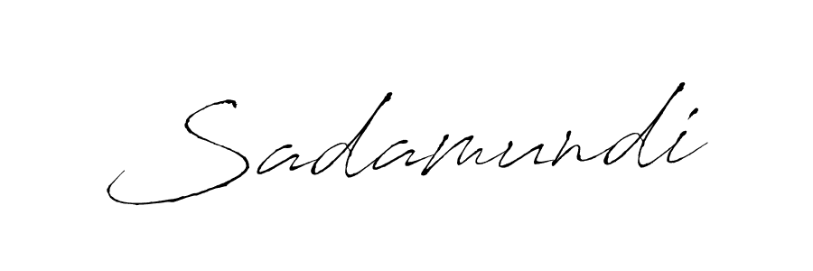 Antro_Vectra is a professional signature style that is perfect for those who want to add a touch of class to their signature. It is also a great choice for those who want to make their signature more unique. Get Sadamundi name to fancy signature for free. Sadamundi signature style 6 images and pictures png