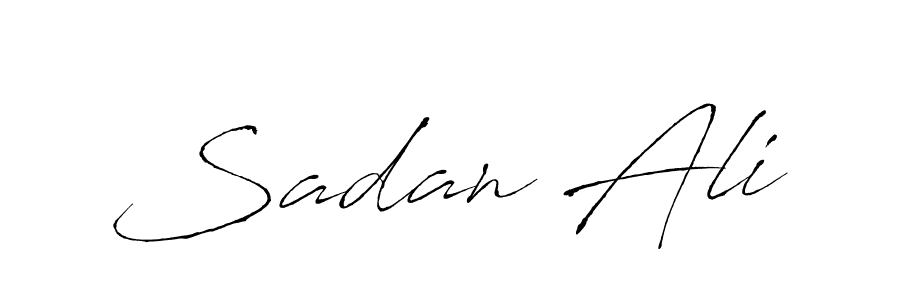 The best way (Antro_Vectra) to make a short signature is to pick only two or three words in your name. The name Sadan Ali include a total of six letters. For converting this name. Sadan Ali signature style 6 images and pictures png