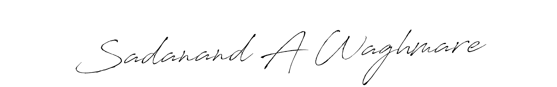 It looks lik you need a new signature style for name Sadanand A Waghmare. Design unique handwritten (Antro_Vectra) signature with our free signature maker in just a few clicks. Sadanand A Waghmare signature style 6 images and pictures png